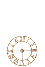 Afbeelding in Gallery-weergave laden, Wall Clock Roman Rattan/Metal Natural Small
