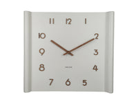 Wall Clock Sole Squared Raised Rim
