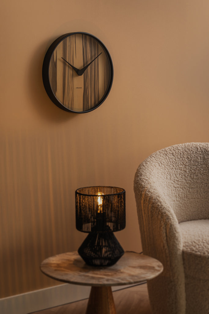 Wall Clock Wood Melange