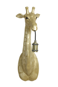Wall lamp 20,5x19x61 cm GIRAFFE gold