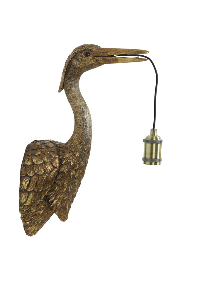 Wall lamp 29,5x16x48 cm CRANE antique bronze