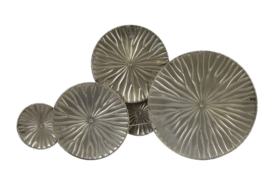 Wall ornament 77x43x4 cm MONDANA antique gold