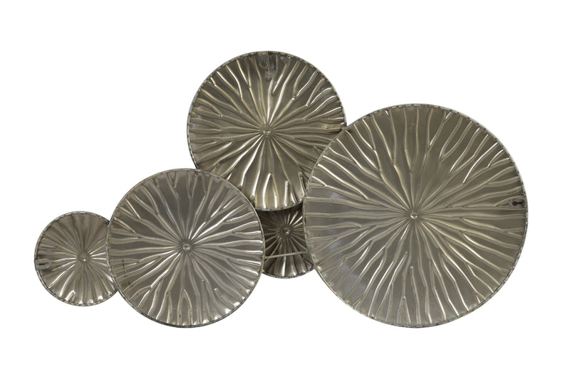 Wall ornament 77x43x4 cm MONDANA antique gold