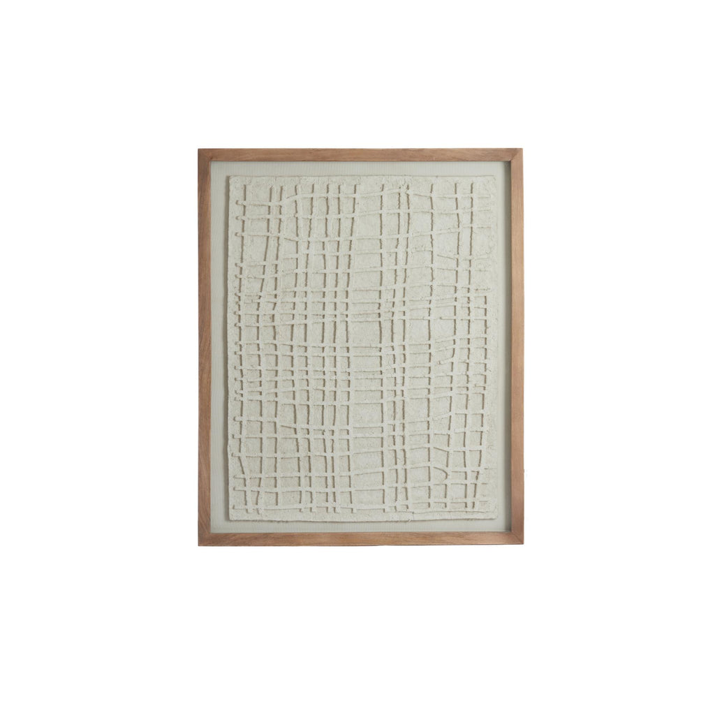 Wanddecoratie Haiku - Crème - 74x2x90cm
