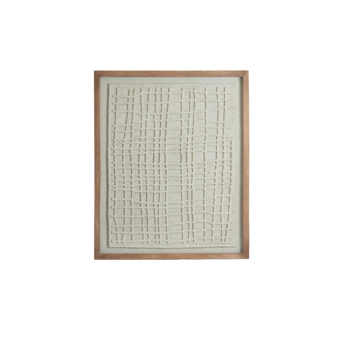 Wanddecoratie Haiku - Crème - 74x2x90cm