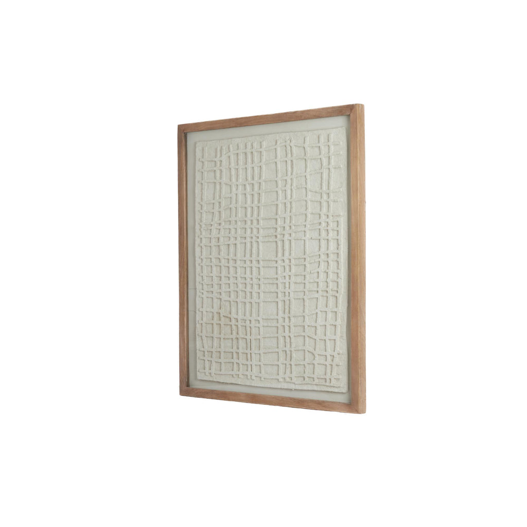 Wanddecoratie Haiku - Crème - 74x2x90cm