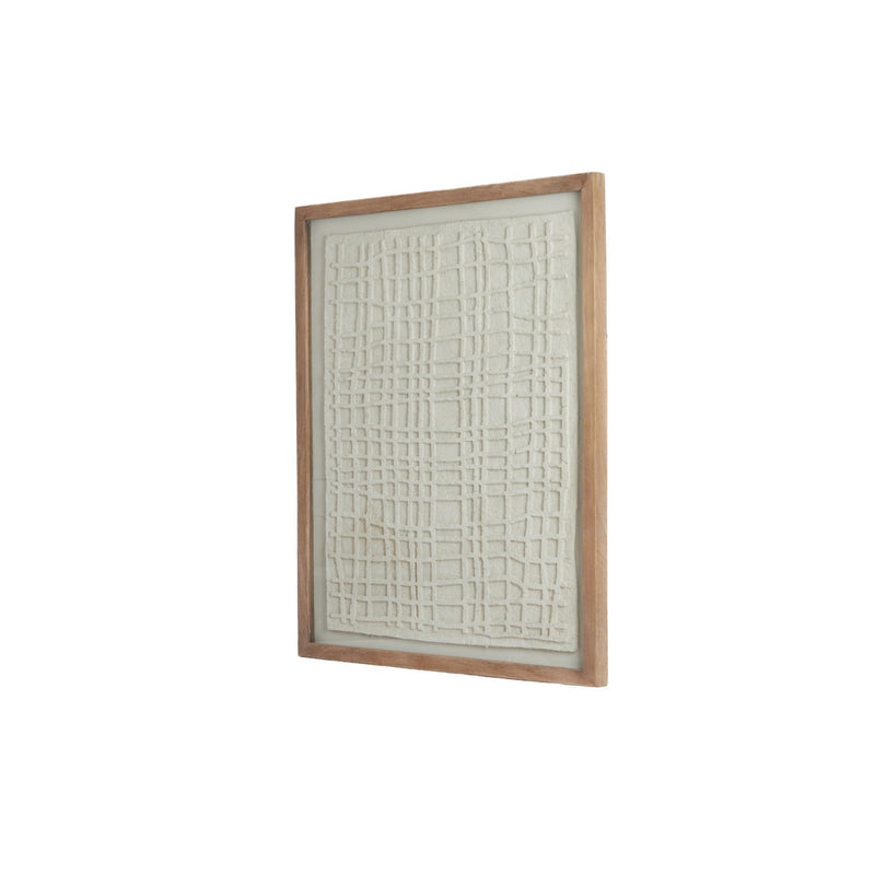 Wanddecoratie Haiku - Crème - 74x2x90cm