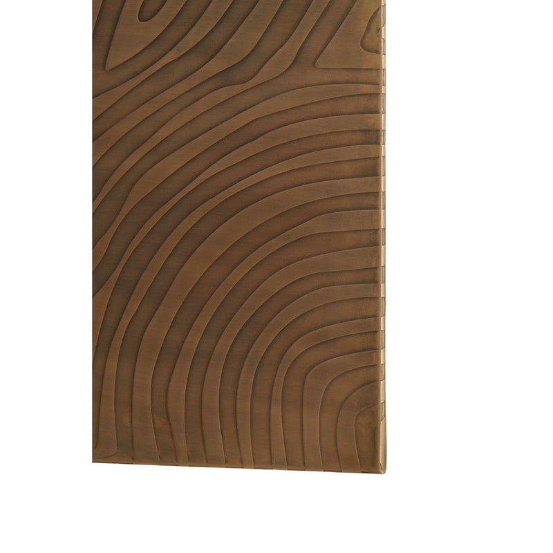 Wanddecoratie Zahina - Antiek brons - 80x1.5x80cm