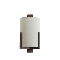 Wandlamp Litto - Donkerbruin - 22x18x36cm
