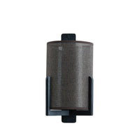 Wandlamp Litto - Mat zwart - 22x18x36cm