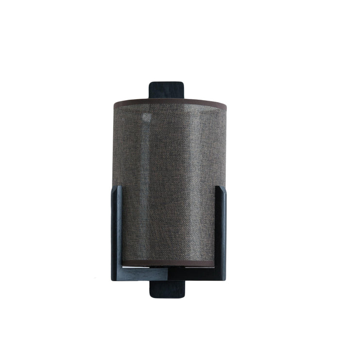 Wandlamp Litto - Mat zwart - 22x18x36cm