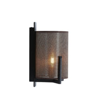 Wandlamp Litto - Mat zwart - 22x18x36cm