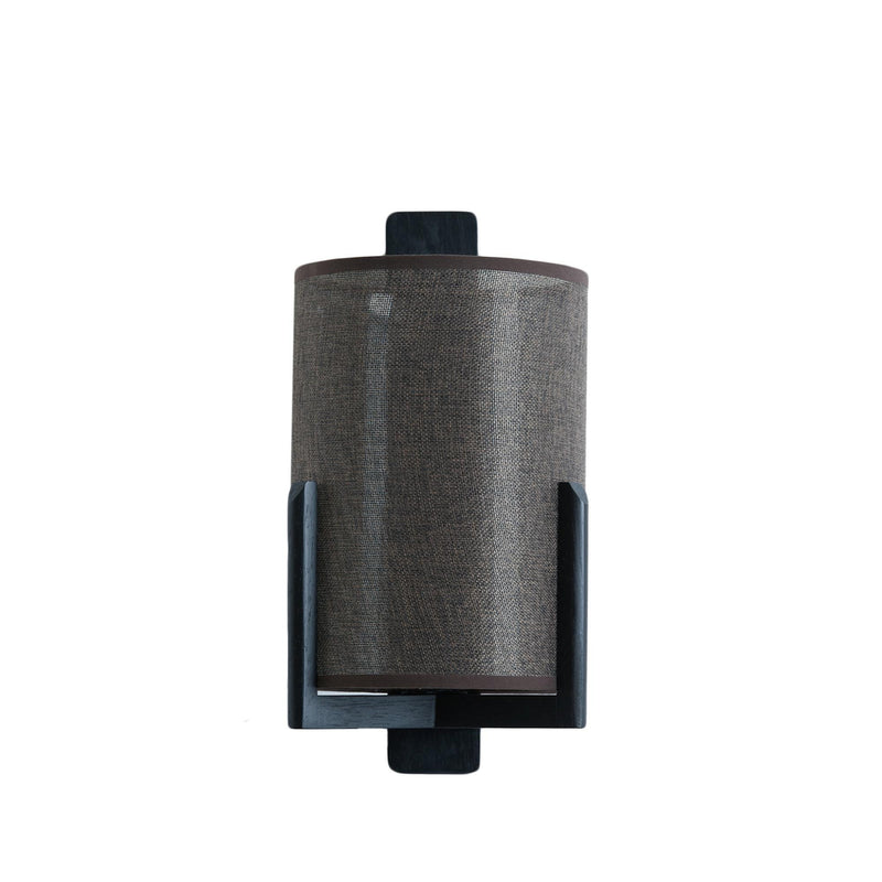Wandlamp Litto - Mat zwart - 22x18x36cm