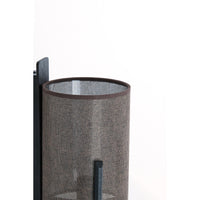 Wandlamp Litto - Mat zwart - 22x18x36cm