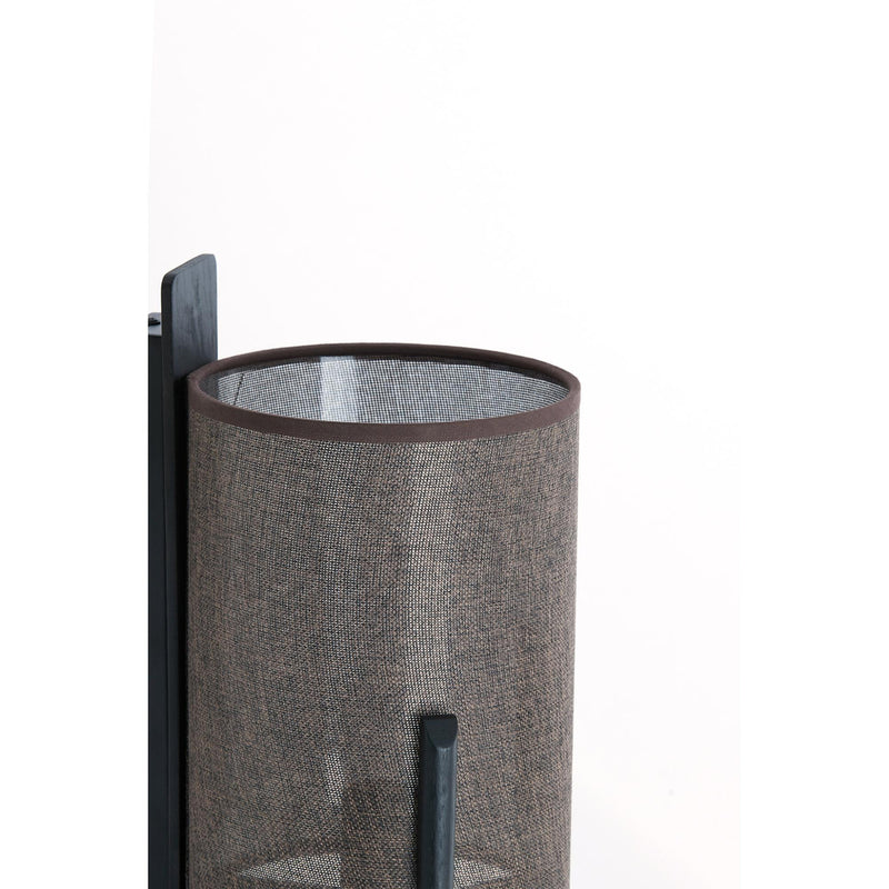 Wandlamp Litto - Mat zwart - 22x18x36cm