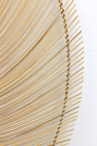 Wandspiegel - ø120 cm - bamboe