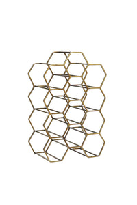 Wine rack 12 bottles 30x18x46 cm SALBRIS antique bronze