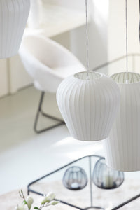 Hanging lamp 30x30 cm XELA white