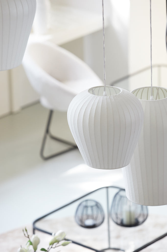 Hanging lamp 30x30 cm XELA white
