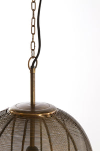 Hanging lamp 33x53 cm YAELLE antique bronze