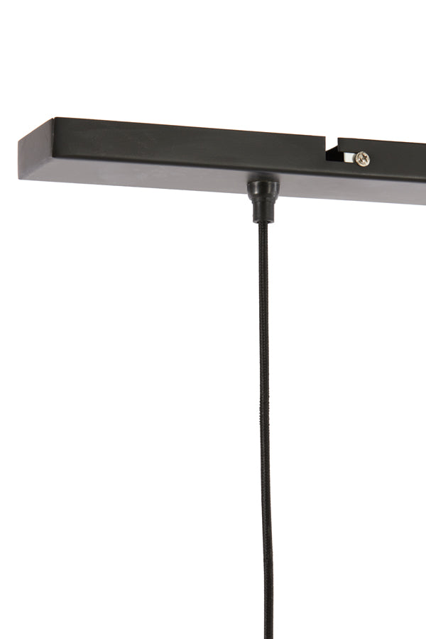 Hanging lamp 3L 80x20x33 cm YAELLE matt black
