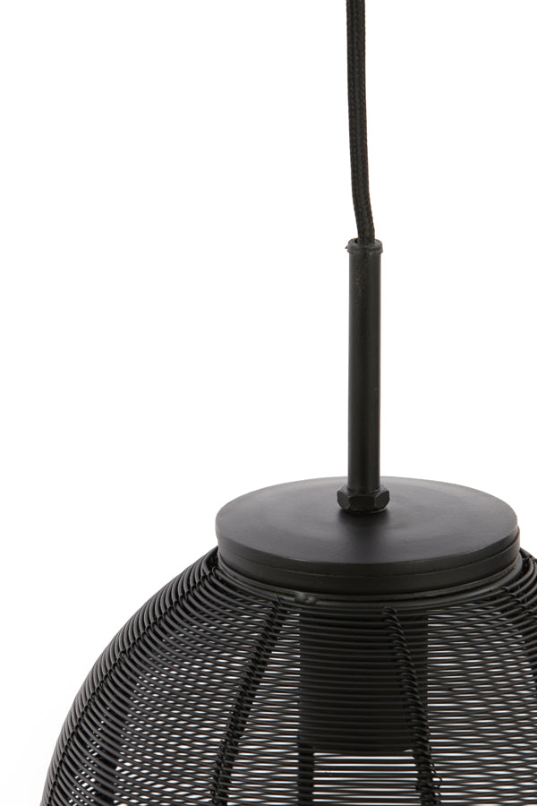 Hanging lamp 3L 80x20x33 cm YAELLE matt black