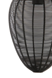 Hanging lamp 3L 80x20x33 cm YAELLE matt black