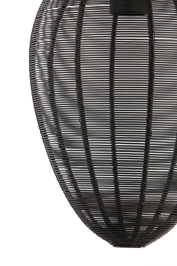 Hanging lamp 3L 80x20x33 cm YAELLE matt black