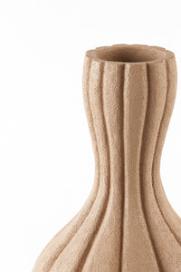 Vase deco 28,5x47,5 cm ZUCCA light cognac