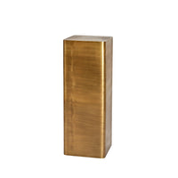 Zuil Alurio - Brons - 35.5x35.5x100cm