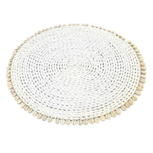 Afbeelding in Gallery-weergave laden, De Seagrass Shell Placemat - Wit
