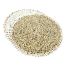 Afbeelding in Gallery-weergave laden, De Seagrass Shell Placemat - Wit
