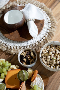 De Seagrass Shell Placemat - Wit
