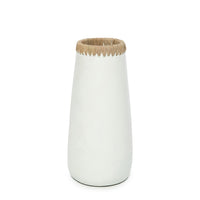 De Sneaky Vaas - Wit Naturel - L