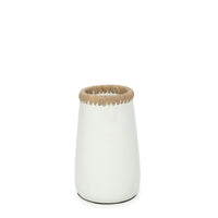 De Sneaky Vaas - Wit Naturel - S