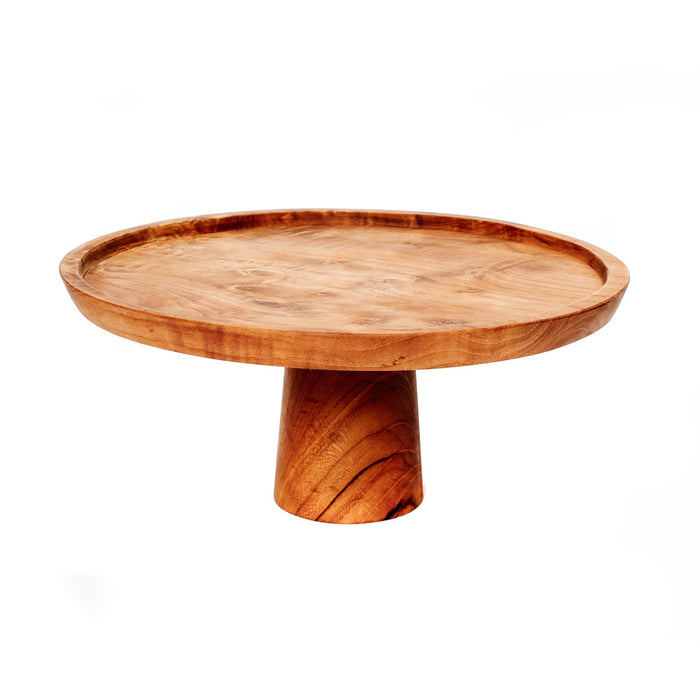 The Teak Root Cake Platter - L