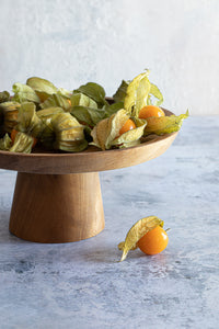 The Teak Root Cake Platter - S