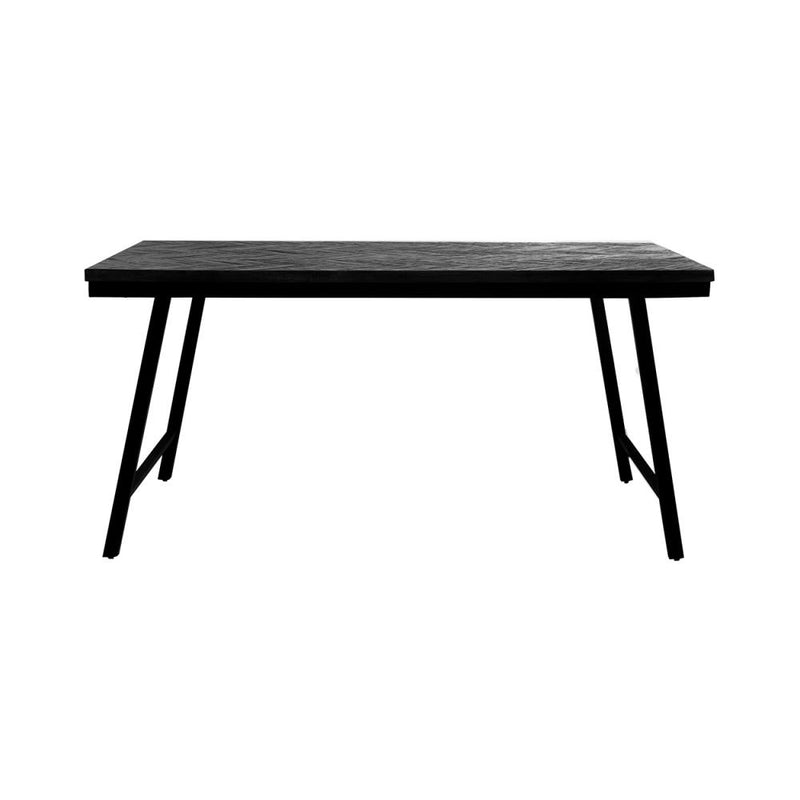 De Visgraat Markttafel - Zwart - 160cm