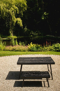De Visgraat Markttafel - Zwart - 160cm