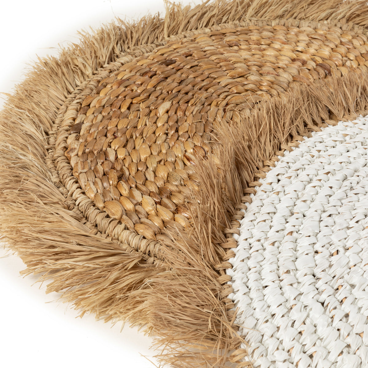 De Waterhyacint Raffia Placemat - Naturel