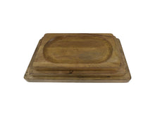 Afbeelding in Gallery-weergave laden, Decorative trays - Natural - Mango wood - Set of 3

