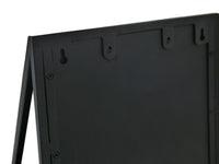 Double wall shelf - 30x20x60 - Black - Mango wood/iron