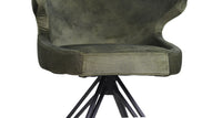 Eetkamerstoel Nashville - 59x60x80 - Jungle groen - Velours/metaal