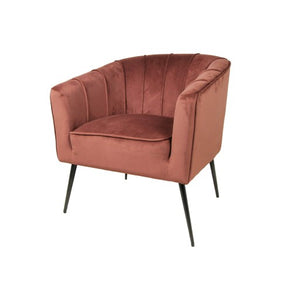 Chester fauteuil - fluweel - champagne