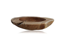 Afbeelding in Gallery-weergave laden, Fruitschaal large (Behandeld met Bijenwas) - ø38-45x15 - Naturel - Teak
