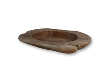 Afbeelding in Gallery-weergave laden, Fruitschaal large (Behandeld met Bijenwas) - ø38-45x15 - Naturel - Teak

