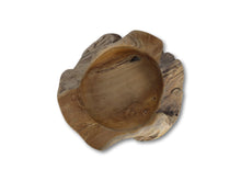 Afbeelding in Gallery-weergave laden, Fruitschaal large (Behandeld met Bijenwas) - ø38-45x15 - Naturel - Teak
