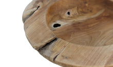 Afbeelding in Gallery-weergave laden, Fruitschaal large (Behandeld met Bijenwas) - ø38-45x15 - Naturel - Teak
