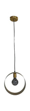 Afbeelding in Gallery-weergave laden, Hanglamp Rond -  ø30x10 - Goud - Metaal
