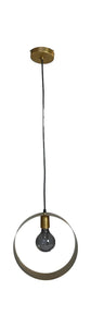 Hanglamp Rond -  ø30x10 - Goud - Metaal